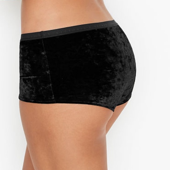 VICTORIA'S SECRET Velvet Logo Waist Shortie Panty - Picture 3 of 4